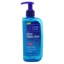 Clean & Clear Acne Triple Clr Cleanser 8oz Pump Oil-Free