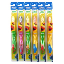 Crest Kids Toothbrush Sesame Street Soft (6 Pieces) Asst Colors