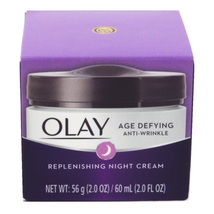 Olay Age Defying Night Cream Anti-Wrinkle Replenish 2oz Jar