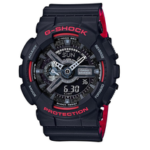 Đồng hồ G-Shock GA-110HR Black/Red Series Black - Black / One Size
