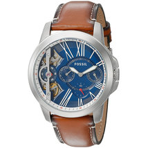​Đồng hồ Fossil Mens ME1161 Grant Twist Three-Hand Luggage Leather Watch