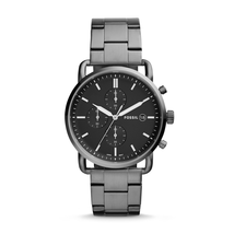 Đồng hồ Fossil The Commuter Chronograph Smoke Stainless Steel Watch