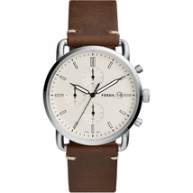 Đồng hồ Fossil ​The Commuter Chronograph Brown Leather Watch FS-5402