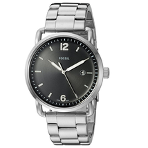 Đồng hồ Fossil The Commuter Three-Hand Date Stainless Steel Watch