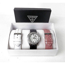 Đồng hồ GUESS Factory Women's Rock Sweet Silver-Tone Watch Box Set, NS