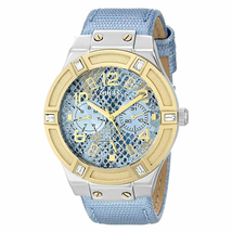 Đồng hồ GUESS Women's U0289L2 Ice Blue Python Print Multifunction Watch