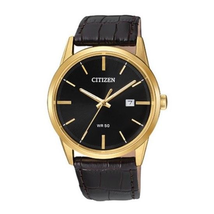 Đồng hồ Citizen Men's Analog Quartz Leather Brown Strap Watch BI500206E