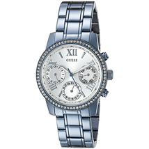 Đồng hồ GUESS Women's U0623L4 Iconic Sky Blue Watch Multi-Function