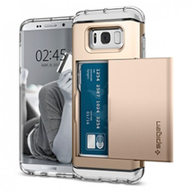 Spigen Crystal Wallet Case for Samsung Galaxy S8+ – Gold Maple