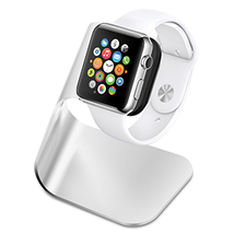 Spigen S330 Apple Watch Stand Holder - Silver - Retail Packaged