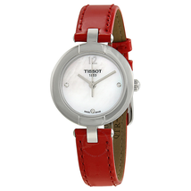 Tissot T-Trend Pinky Mother of Pearl Dial Diamond Ladies Watch T0842101611600 T084.210.16.116.00