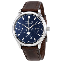Movado Heritage Moonphase Navy Dial Ladies Watch 3650009