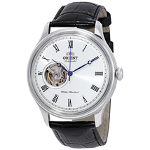 Orient Open Heart Automatic White Dial Men's Watch FAG00003W0