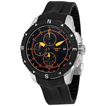Tissot T-Navigator Automatic Chronograph Black Dial Men's Watch T0624271705701 T062.427.17.057.01
