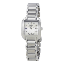 Tissot T-Trend T-Wave Mother of Pearl Diamond Ladies Watch T02.1.285.74