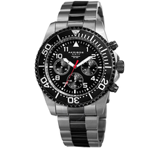 Akribos XXIV Chronograph Quartz Black Dial Men's Watch AK950TTB