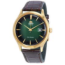 Orient Bambino Version 4 Automatic Green Dial Men's Watch FAC08002F0