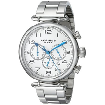 Akribos XXIV Grandiose Silver Dial Chronograph Men's Watch AK764SS