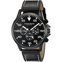 Akribos XXIV Akribos Xxiv Black Dial Multi-function Men's Watch AK773BK