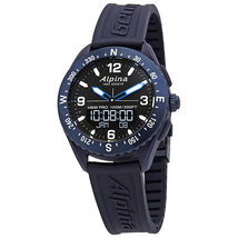 Alpina Alpiner X Quartz Black Dial Men's Smart Watch AL-283LBN5NAQ6
