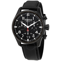 Alpina Startimer Pilot Chronograph Black Dial Men's Watch AL-372B4FBS6