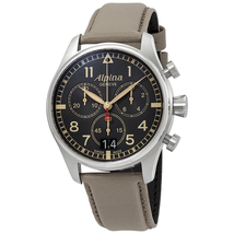 Alpina Startimer Pilot Chronograph Grey Dial Men's Watch AL-372BGR4S6