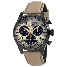 Alpina Startimer Pilot Chronograph Men's Watch 372MLY4FBS6 AL-372MLY4FBS6