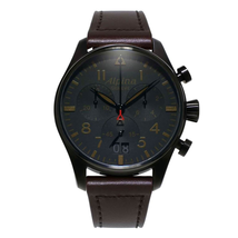 Alpina Startimer Pilot Chronograph Quartz Black Dial Men's Watch AL-372BBG4FBS6