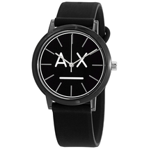 Armani Exchange Lola Quartz Black Dial Ladies Watch AX5556