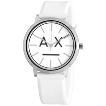 Armani Exchange Lola Quartz White Dial Ladies Watch AX5557