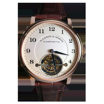 A. Lange & Sohne 1815 Tourbillon Silver Dial 18K Rose Gold Men's Watch 730.032