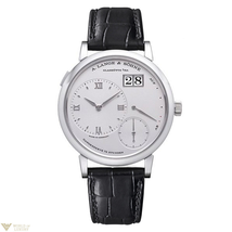 A. Lange & Sohne Grand Lange 1 Silver Dial Platinum Men's Watch 117.025