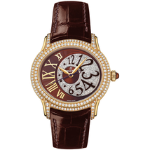 Audemars Piguet Millenary Automatic Diamond 18 kt Yellow Gold Ladies Watch 77302BA.ZZ.D094CR.01