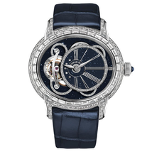 Audemars Piguet Millenary Tourbillon Blue Aventurine Dial Men's Hand Wind Diamond Watch 26381BC.ZZ.D312CR.01