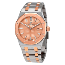 Audemars Piguet Royal Oak Pink Gold Dial Ladies 18 Carat Pink Gold Watch 67650SR.OO.1261SR.01