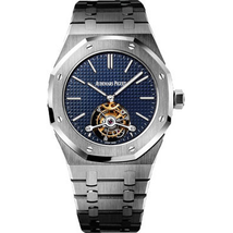 Audemars Piguet Royal Oak Tourbillon Blue Dial Steel Men's Watch 26510ST.OO.1220ST.01