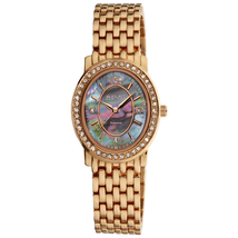 August Steiner Rose Gold-tone Metal Diamond Ladies Watch AS8043RG