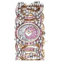 Audemars Piguet Millenary Precieuse Diamond and Pink Sapphire Rose Gold Ladies Watch 79385OR.ZF.9187RC.01