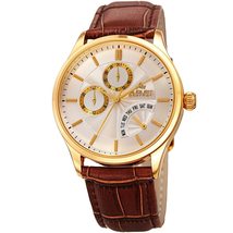 August Steiner Champagne Dial Men's Watch AS8209YGBR