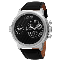 August Steiner Chronograph Black Dial Men's Watch AS8151SSB