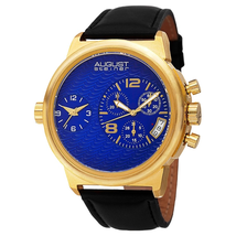 August Steiner Chronograph Blue Dial Men's Watch AS8151YGBU