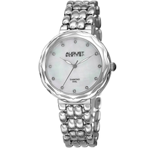 August Steiner White Dial Ladies Watch AS8248SS