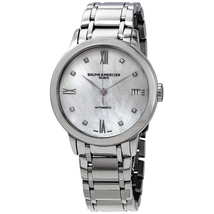 Baume et Mercier Classima Mother of Pearl Diamond Dial Automatic Ladies Watch 10496