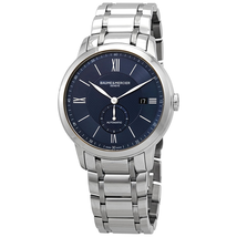 Baume et Mercier Classima Quartz Blue Dial Men's Stainless Steel Watch 10481