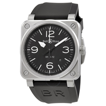 Bell and Ross Aviation Automatic 42mm Men's Watch BR-03-92-STEEL BR0392-BL-ST