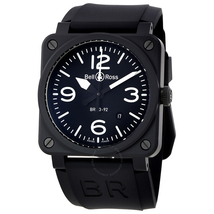 Bell and Ross Aviation Automatic Black Dial Men's Watch BR0392-BL-CE