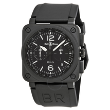 Bell and Ross Aviation Automatic Chronograph Men's Watch BR0394-BL-CE