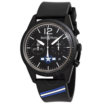 Bell and Ross BR 126 Insignia US Chronograph Automatic Black Dial Men's Watch BRV126-BL-CA-CO/US