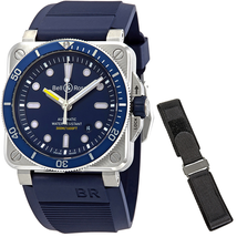 Bell and Ross Diver Automatic Blue Dial Men's Watch BR0392-D-BU-ST/SRB