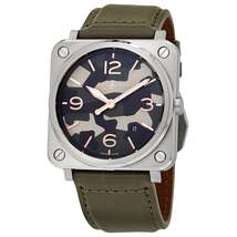Bell and Ross Khaki Camouflage Dial Men's Watch BRS-CK-ST/SCA